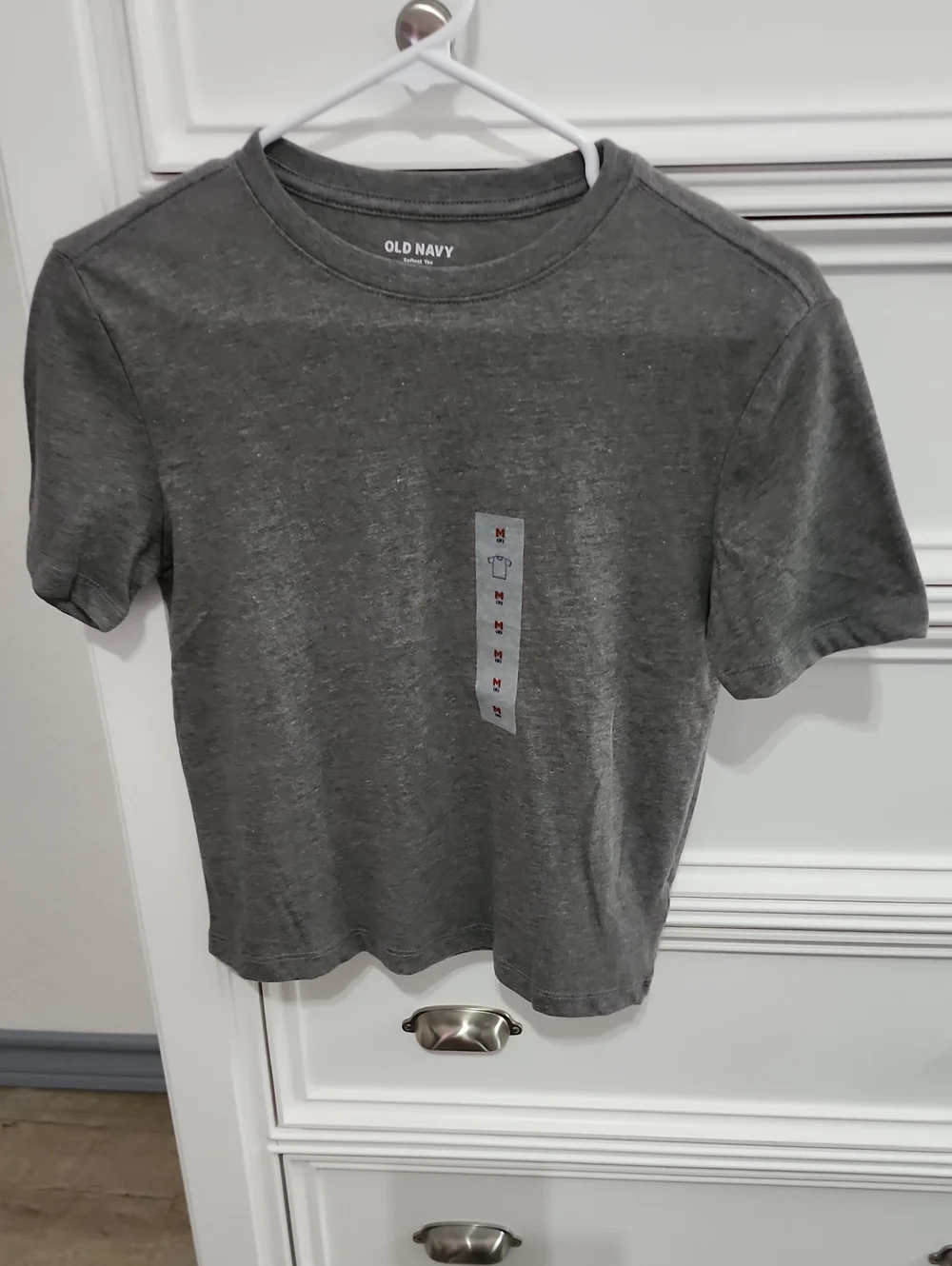 Old Navy Heather Charcoal Graphic Crewneck Tee